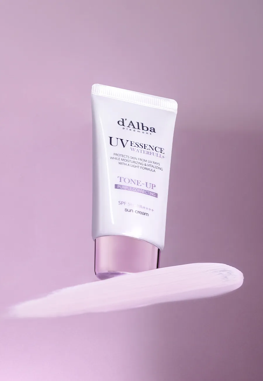 【1+1】韓國瘋搶Dalba紫色提亮防曬霜 50ml+50ml