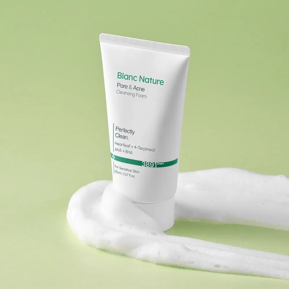 Blanc Nature 痘痘潔面泡沫 150ml