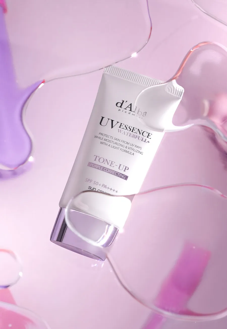 【1+1】韓國瘋搶Dalba紫色提亮防曬霜 50ml+50ml